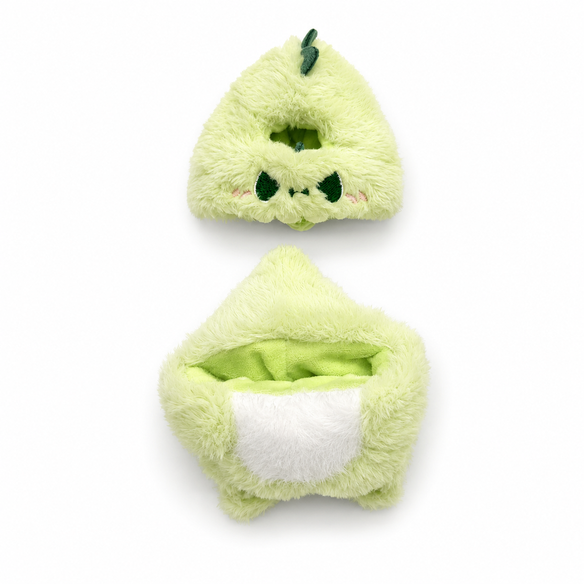 Matcha Monster Bunny Plush Outfit for 17cm Doll