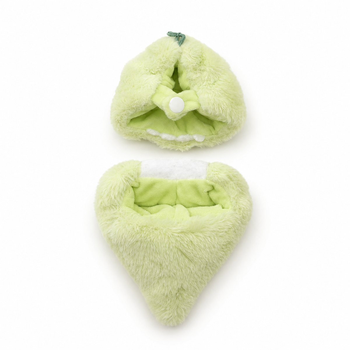 Matcha Monster Bunny Plush Outfit for 17cm Doll