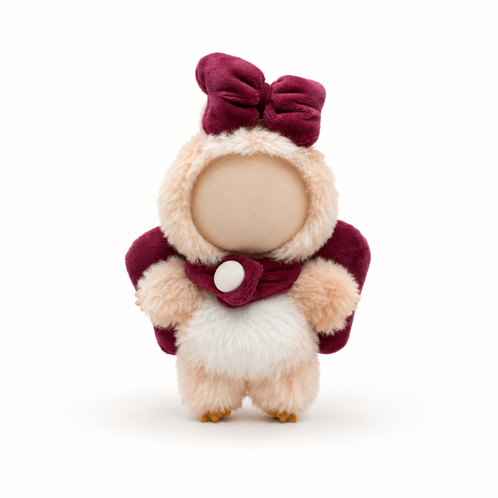 Berry Bow Fairy Plush Outfit for 17cm Doll
