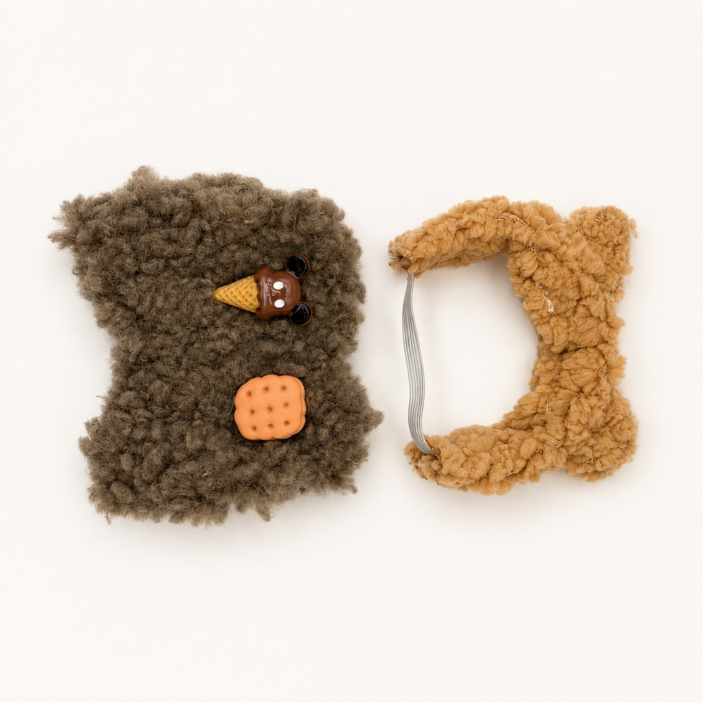 Cocoa Bear Treats Plush Outfit for 17cm Doll