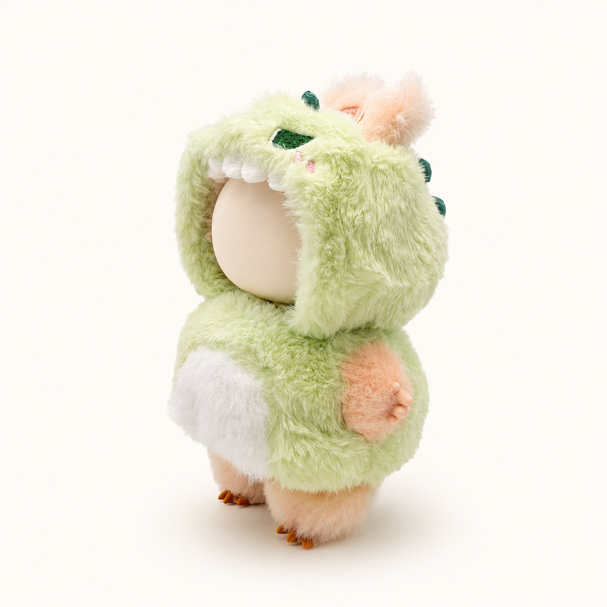 Matcha Monster Bunny Plush Outfit for 17cm Doll