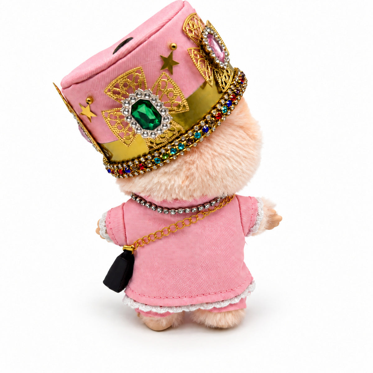 Royal Pink Jewel Crown Outfit for 17cm Doll