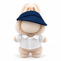 White Sailor Shirt & Navy Visor Set for 17cm Doll