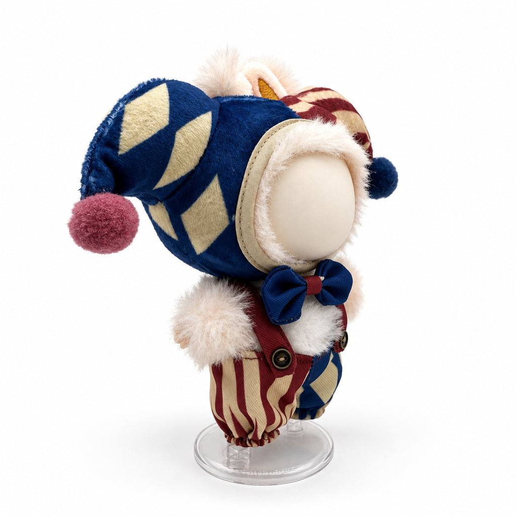 Harlequin Jester Costume for 17cm Doll