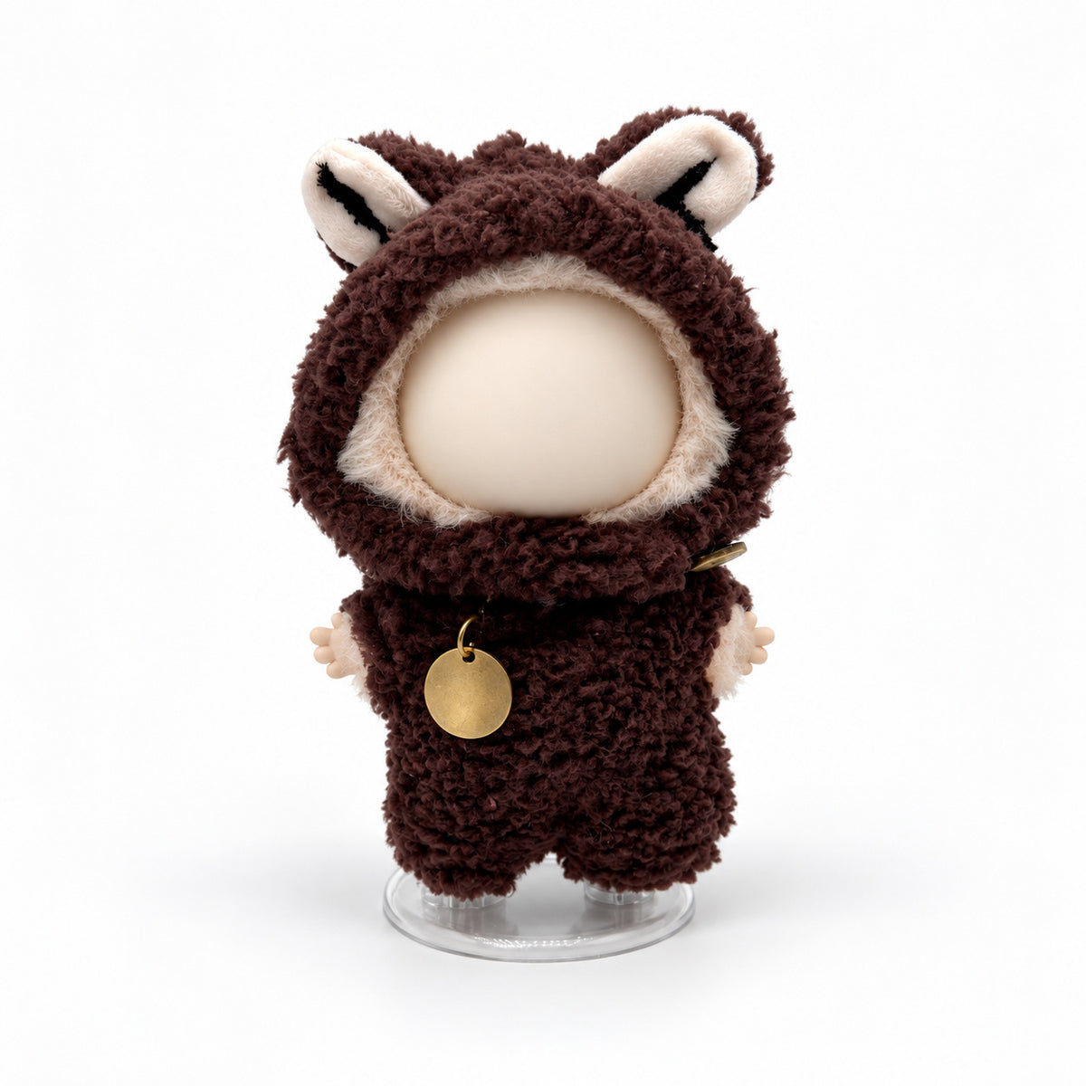 Cocoa Squirrel Plush Costume for 17cm Doll