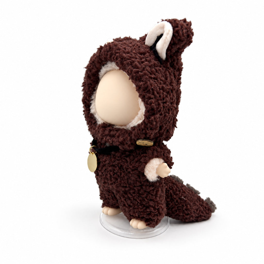 Cocoa Squirrel Plush Costume for 17cm Doll