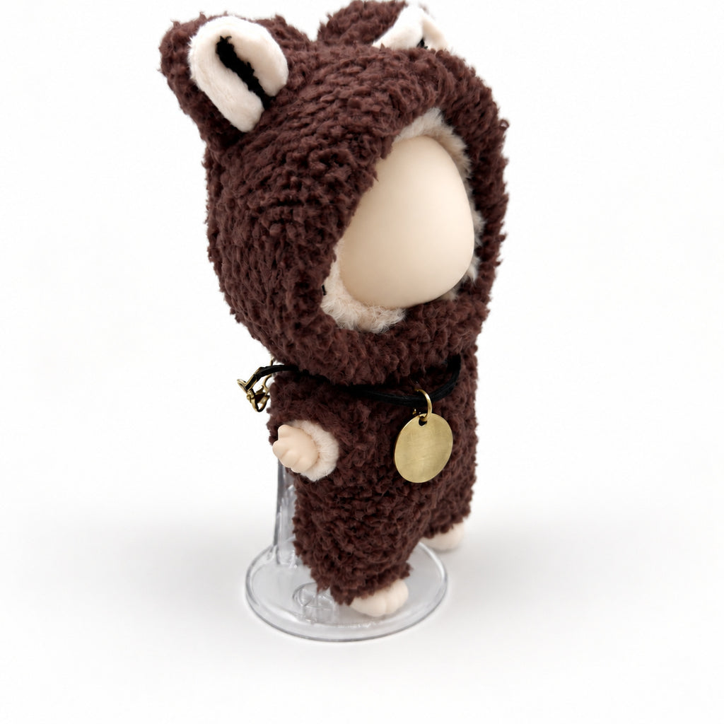 Cocoa Squirrel Plush Costume for 17cm Doll